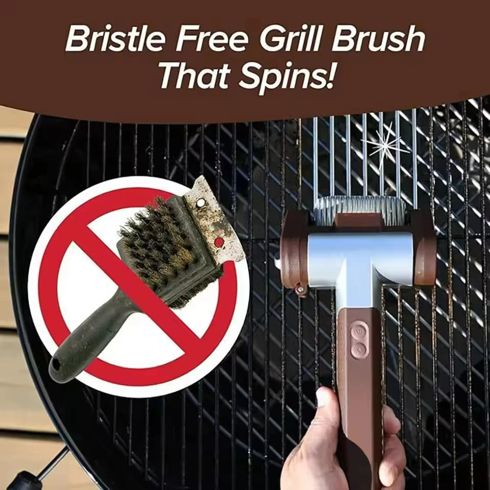 350RPM Electric Roller Grill Brush